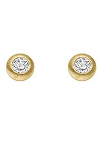 Adelia´s ADELIA ́S Damen Paar Ohrhänger, Damen, 0,1 ct VVS = sehr sehr kleine Einschlüsse, Gelbgold 585, gold, Gelbgold 585, Ohrringe, mit Diamant / Brillant