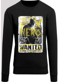 F4NT4STIC Herren Rundhalspullover "F4NT4STIC Herren", schwarz, casual, Gr. XL, unifarben, 100% Baumwolle, Pullover