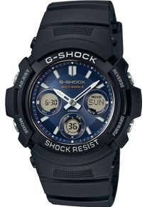 Casio G-SHOCK Herren Funkchronograph, schwarz, Armbanduhren, Solaruhr, Armbanduhr,Herrenuhr,digital bis 20 bar wasserd.Resinarmband