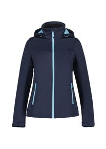 Icepeak Damen Outdoorjacke "Icepeak Softshell jacke BOISE", blau, Gr. 38, 100% Polyester, Jacken