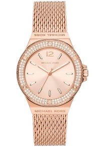 Michael Kors Damen Quarzuhr "LENNOX", rosa, Armbanduhren, Armbanduhr, Damenuhr, analog, Edelstahlarmband