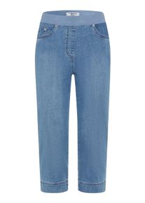 Damen 5-Pocket-Jeans "Style PAMINA CAPRI", blau, Gr. 40, RAPHAELA BY Brax, 50% Baumwolle, 40% Lyocell, 7% Elastomultiester, 3% Elasthan, Jeans