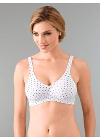 wäschepur WÄSCHEPUR Damen Bügelloser BH, Gr. 110, blau, 95% Baumwolle, 5% Elasthan, BHs