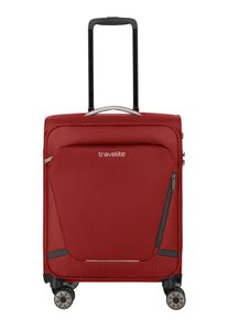 Travelite Handgepäck-Trolley "JETPACK Multi Light 4 Cabin, konzipiert für Condor & Ryanair", rot, Polyester, unifarben mit Farbeinsätzen, Koffer,