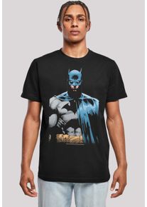 F4NT4STIC Herren T-Shirt "Batman Close Up", schwarz, casual, Gr. L, Obermaterial: 100% Baumwolle, Shirts, Herren,Premium