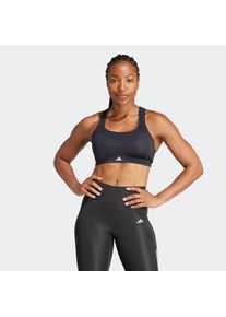 Damen Sport-BH "TLRDIM HS BRA", adidas Performance, Gr. Sschwarz ab, Obermaterial: 79% Polyester, 21% Elasthan, sportlich, BHs