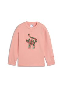 Puma Kinder Sweatshirt "Cats Club Crewneck Kinder", pink, Gr. 104, Obermaterial: 68% Baumwolle, 32% Polyester; Rippe: 3% Elasthan, 97% Baumwolle,