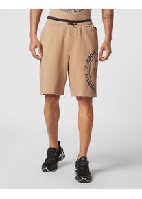 Plein Sport Herren Shorts "Tiger"06, beige, Gr. L, Obermaterial: 88% Baumwolle, 12% Polyester, Hosen