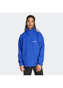 adidas terrex Herren Outdoorjacke "MT ESS 2L R JKT", blau, sportlich, Gr. XXL, Obermaterial: 100% Polyester, Jacken
