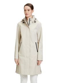 Gil Bret Damen Langmantel, beige, casual, Gr. 46, Obermaterial: 63% Baumwolle, 37% Polyamid, Mäntel, mit Reißverschlusstaschen