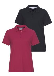 Eastwind Damen Poloshirt, bunt, Basic, Gr. 32, clean, unifarben, gepflegt, Obermaterial: 100% Baumwolle, Shirts, Kurzarm, figurumschmeichelnder