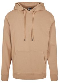 Urban Classics Herren Sweatshirt "Urban Classics Herren Basic Terry Hoody", beige, Gr. S, unifarben, 65% Baumwolle, 35% Polyester, Sweatshirts