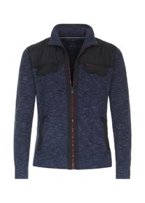 Casamoda Herren Strickjacke "Casamoda Strickjacke uni", blau, Gr. XL, 62% Baumwolle, 28% Polyester, 10% Polyamid, Strickjacken