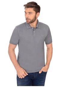 TRIGEMA Herren Poloshirt "TRIGEMA Poloshirt DELUXE Piqué", grau, Basic, Gr. M, 100% Baumwolle, Shirts