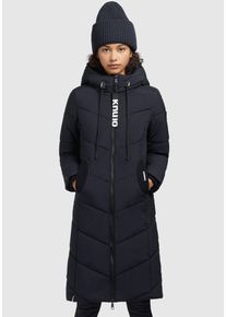 Khujo Damen Steppmantel "ARIBAY4 LIGHT", blau, casual, Gr. XXL, unifarben, Web, Obermaterial: 100% Polyester. Futter: 100% Polyester. Wattierung: