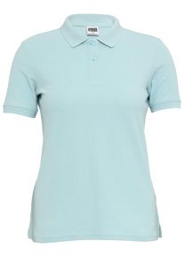 Urban Classics Damen Poloshirt "Urban Classics Ladies Polo Shirt", blau, klassisch, Gr. XS, unifarben, 100% Baumwolle, Shirts