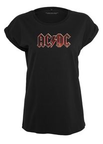 Merchcode Herren Kurzarmshirt "Merchcode Damen Ladies AC/DC Voltage Tee", schwarz, casual, Gr. XXL, bedruckt, 100% Baumwolle, Shirts