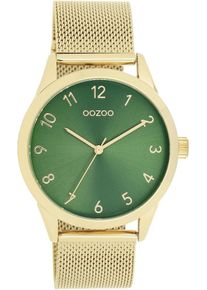 Oozoo Damen Quarzuhr, gold, Armbanduhren, Armbanduhr, Damenuhr, Herrenuhr, Lederarmband, analog