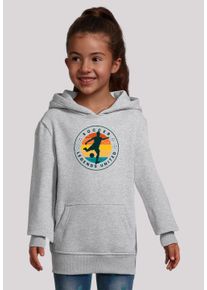 F4NT4STIC Mädchen Kapuzenpullover "Soccer Legends United", grau, casual, Gr. 122, Obermaterial: 65% Baumwolle, 35% Polyester, Pullover, Premium