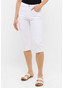 Angels Damen Caprijeans "ANACAPRI", weiß, casual, Gr. 40, Denim/Jeans, Obermaterial: 97% Baumwolle, 3% Elasthan, Jeans, mit Stretch