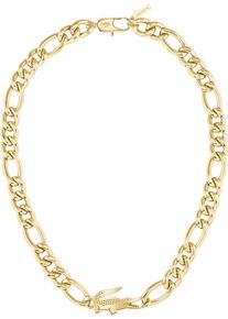 Lacoste Damen Edelstahlkette "CROCODILE, 2040371, 2040372", Edelstahl, L: 56cm, gold, Edelstahl, Halsketten