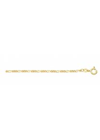 Adelia´s ADELIA ́S Damen Goldkette "333 Gold Figaro Halskette Ø 1,4 mm", 36, Gold, gold, Gold, Halsketten, Goldschmuck für Damen