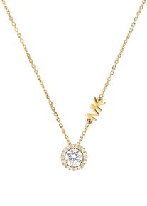 Michael Kors Damen Kette mit Anhänger "PREMIUM, MKC1208AN710", Silber 925 (Sterlingsilber), L: 46cm, gold, Silber 925 (Sterlingsilber), Halsketten,