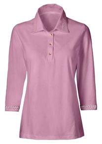 CLASSIC Damen Poloshirt "Shirt", rosa, Gr. 38, unifarben, 50% Baumwolle, 50% Modal, Shirts