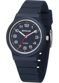 SINAR Quarzuhr, blau, Armbanduhren, Armbanduhr,Jugendliche,Damen, Kinder, bis10 bar wasserd., Geschenkidee