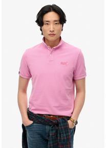 Superdry Herren Poloshirt "VINT DESTROY POLO", bunt, modisch, Gr. M, unifarben, Single Jersey, Obermaterial: 100% Baumwolle, Shirts