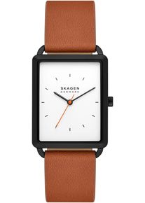 Skagen Damen Quarzuhr "HAGEN", braun, Armbanduhren, Armbanduhr, Damenuhr, Herrenuhr, Lederarmband, analog