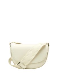 Marc O'Polo MARC O'POLO Damen Umhängetasche "aus einer Lederalternative aus recyceltem Polyester", beige, Polyester, unifarben, Taschen
