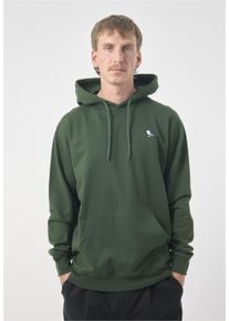 Cleptomanicx Herren Kapuzensweatshirt "Hooded Embro Gull 2", lila, casual, Gr. XL, bestickt, 100% Baumwolle, Sweatshirts, im klassischen Design