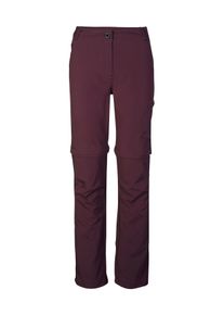 Killtec Damen Zip-off-Hose "KOS 5 WMN PNTS", lila, sportlich, Gr. 36, Oberstoff: 92% Polyester, 8% Elasthan, Hosen, Abzippbare, wasserabweisende
