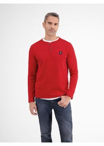 Lerros Herren Sweatshirt "Lerros Serafinoshirt für Herren", rot, Gr. M, 70% Baumwolle, 25% Polyester, 5% Elasthan, Sweatshirts