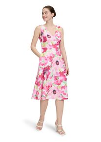 Vera Mont Damen Cocktailkleid "Vera Mont Cocktailkleid mit Blumenprint", rosa, feminin, Gr. 48, Obermaterial: 90% Polyester, 10% Elasthan. Futter:
