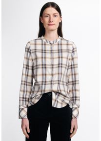 Eterna Damen Hemdbluse "REGULAR FIT", beige, casual, Gr. 44, 70% cotton, 30% Lyocell, Blusen, EASY IRON (bügelleicht)
