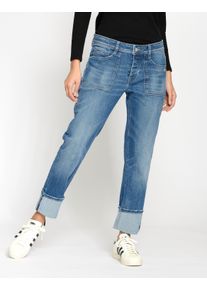 Gang Damen Boyfriend-Jeans "Gang Jeans Boyfriend 94NICA WORKER", blau, Gr. 25, 72% Baumwolle, 20% Recycelte Baumwolle, 6% Recyceltes Polyester, 2%