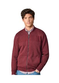 Casamoda Herren Strickjacke "Casamoda Strickjacke uni", rot, Gr. XXL, 100% Baumwolle, Strickjacken