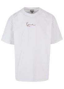Karl Kani Herren T-Shirt "Karl Kani Herren Small Signature Multicolor Logo Tee white", weiß, casual, Gr. L, 100% Baumwolle, Shirts