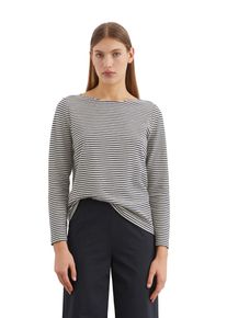 Marc O'Polo MARC O'POLO Damen Langarmshirt "aus Interlock-Jersey", bunt, Basic, Gr. XXS, gestreift, Obermaterial: 100% Baumwolle, Shirts