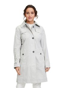 Gil Bret Damen Trenchcoat, weiß, casual, Gr. 44, unifarben, Stoff, Obermaterial: 100% Polyester, Mäntel, mit Knopfleiste