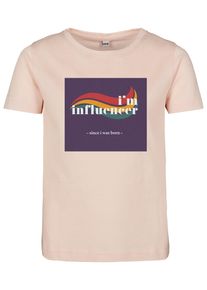 MisterTee Jungen T-Shirt "MisterTee Herren Kids I ́m Influencer Short Sleeve Tee", pink, casual, Gr. 158, unifarben, 100% Baumwolle, Shirts