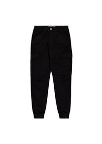 Herren Cargohose "Alpha Industries Men - Pants Airman Pant", schwarz, Gr. 34, Alpha Industries, Obermaterial: 98% Baumwolle, 2% Elastan, Futter: 100%