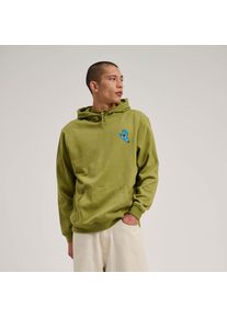 Santa Cruz Herren Kapuzensweatshirt "SCREAMING HAND CHEST HOOD", grün, sportlich, Gr. L, Obermaterial: 80% Baumwolle, 20% Polyester, Sweatshirts