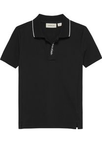 Jungen Poloshirt "EMBRO. CK LOGO PIQUE POLO", schwarz, casual, Gr. 6, Calvin Klein Jeans, unifarben, Single Jersey, Obermaterial: 94% Baumwolle, 6%