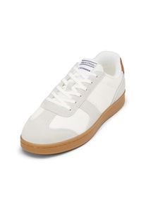 Marc O'Polo MARC O'POLO Herren Sneaker "aus edlem Rindleder", Gr. 40, weiß, Obermaterial: 100% Leder, unifarben, Schuhe