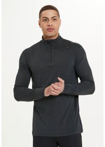 ELITE LAB Herren Funktionsshirt "Core X1 Elite", schwarz, sportlich, Gr. M, meliert, unifarben, 88% Polyester, 12% Elasthan, Shirts, mit