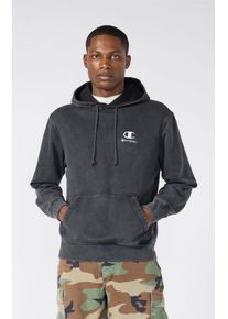 Champion Herren Kapuzensweatshirt, schwarz, sportlich, Gr. M, Obermaterial: 70% Baumwolle, 30% Polyester, Sweatshirts