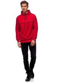 Rusty Neal Herren Kapuzensweatshirt "Hoodie", rot, casual, Gr. XXL, meliert, 70% Baumwolle, 30% Polyester, Sweatshirts, mit frontalem